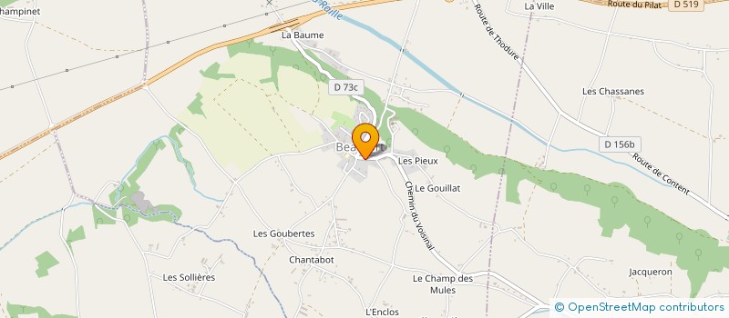 localisation de l'entreprise MONSIEUR JEAN-PATRICK MURGAT  BEAUFORT