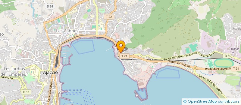 localisation de l'entreprise MONSIEUR JEAN-PATRICK PAOLETTI  AJACCIO