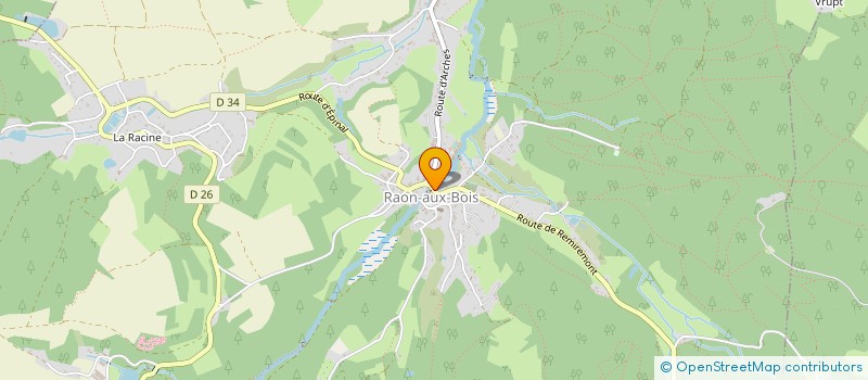 localisation de l'entreprise MONSIEUR JEAN PATROIS  RAON-AUX-BOIS