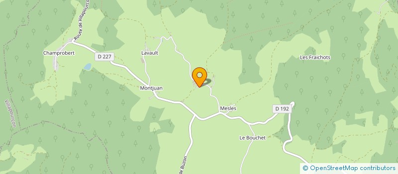 localisation de l'entreprise MONSIEUR JEAN PAUCHARD  VILLAPOURCON