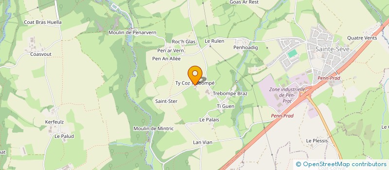 localisation de l'entreprise MONSIEUR JEAN PAUGAM à SAINTE-SEVE