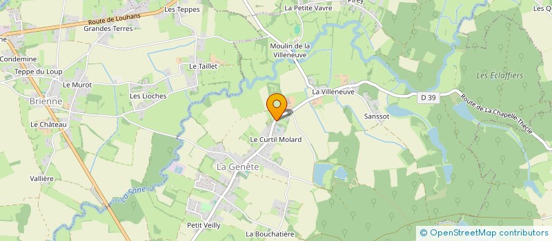 localisation de l'entreprise MONSIEUR JEAN PAUGET à CUISERY