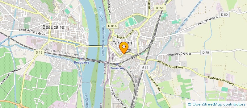 localisation de l'entreprise MONSIEUR JEAN PAUL  TARASCON