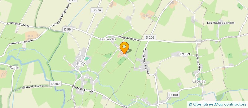 localisation de l'entreprise MONSIEUR JEAN PAUL  CROUAY