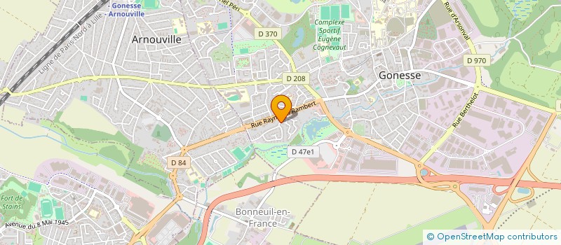 localisation de l'entreprise MONSIEUR JEAN PAUL à GONESSE