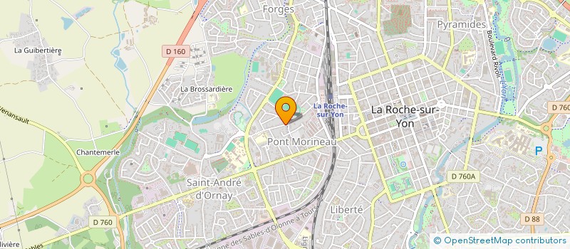 localisation de l'entreprise MONSIEUR JEAN-PAUL ABRAHAM à LA ROCHE-SUR-YON