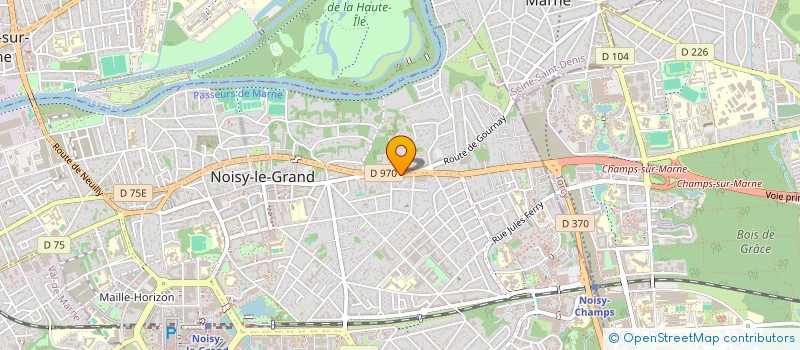 localisation de l'entreprise MONSIEUR JEAN PAUL ALBIS à NOISY-LE-GRAND