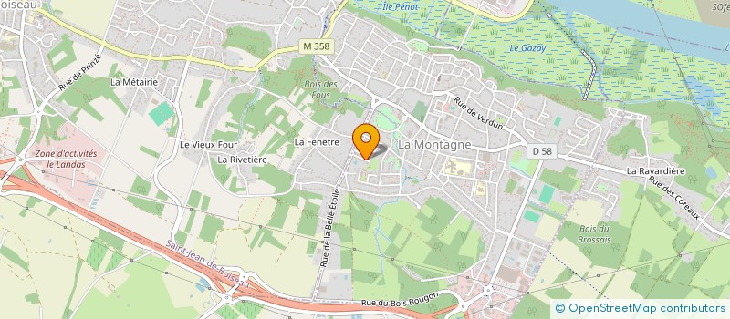 localisation de l'entreprise MONSIEUR JEAN PAUL ALVES FERRAZ  LA MONTAGNE