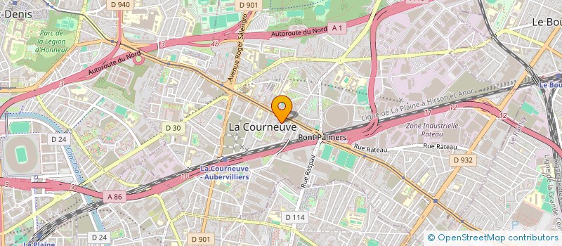 localisation de l'entreprise MONSIEUR JEAN-PAUL ANTONACHE à LA COURNEUVE