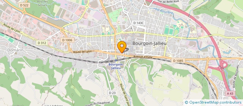 localisation de l'entreprise MONSIEUR JEAN-PAUL AOUEIX  BOURGOIN-JALLIEU