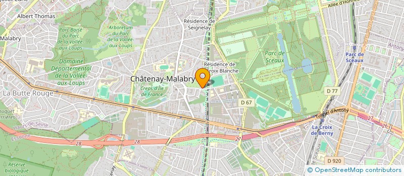 localisation de l'entreprise MONSIEUR JEAN-PAUL ARISMENDI CORREA  CHATENAY-MALABRY