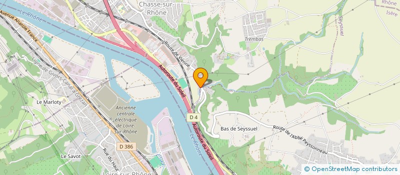 localisation de l'entreprise MONSIEUR JEAN-PAUL ASNAR à CHASSE-SUR-RHONE