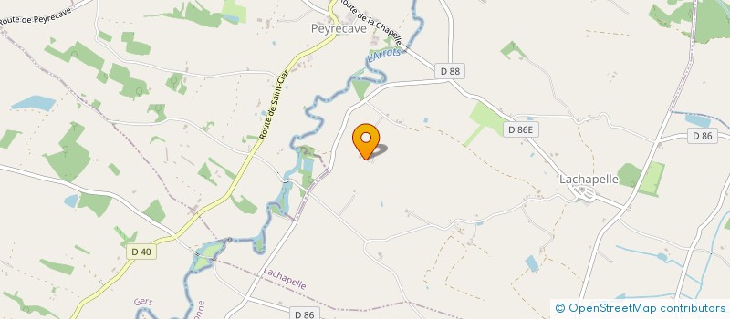 localisation de l'entreprise MONSIEUR JEAN-PAUL ATHUIL  LACHAPELLE