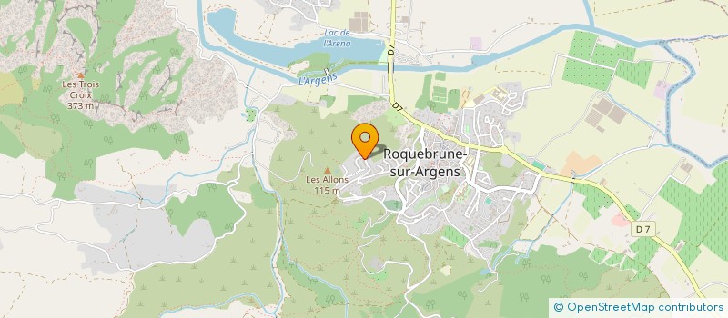 localisation de l'entreprise MONSIEUR JEAN-PAUL AUPY  ROQUEBRUNE-SUR-ARGENS