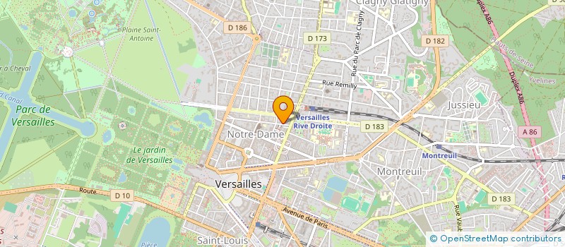 localisation de l'entreprise MONSIEUR JEAN-PAUL AVY à VERSAILLES