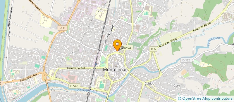 localisation de l'entreprise MONSIEUR JEAN-PAUL BACK  MONTELIMAR