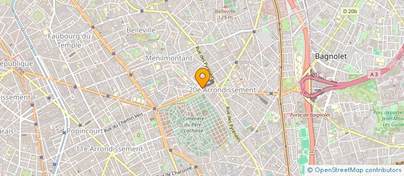 localisation de l'entreprise MONSIEUR JEAN-PAUL BAGNIS  PARIS