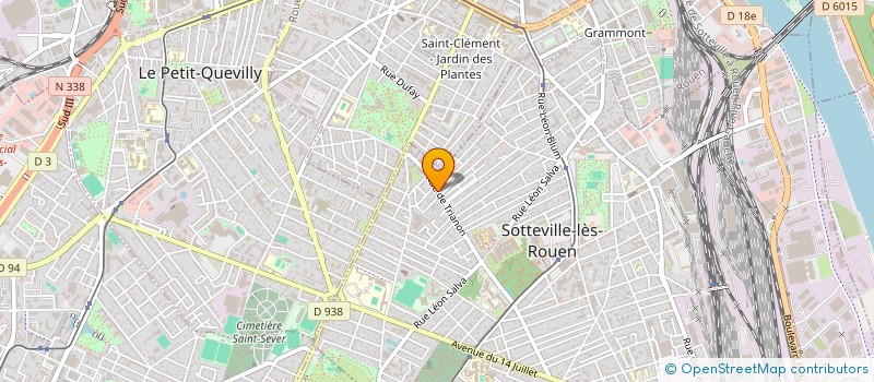 localisation de l'entreprise MONSIEUR JEAN-PAUL BAILLIVET  SOTTEVILLE-LES-ROUEN