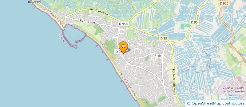 localisation de l'entreprise MONSIEUR JEAN-PAUL BAIZEAU  EPINE (L')