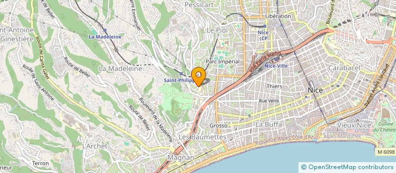 localisation de l'entreprise MONSIEUR JEAN-PAUL BALESTRIERE à NICE