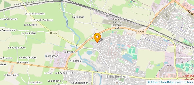 localisation de l'entreprise MONSIEUR JEAN-PAUL BALLUAIS  SAINT-BERTHEVIN