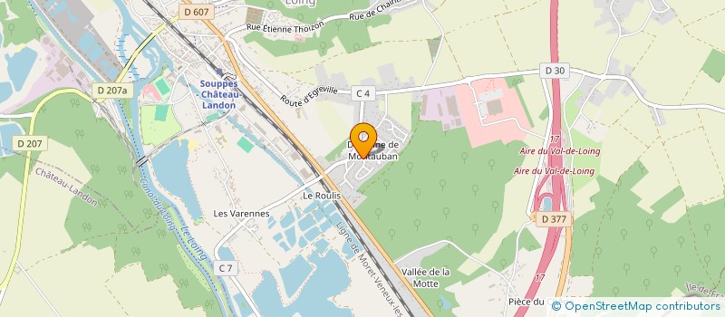 localisation de l'entreprise MONSIEUR JEAN-PAUL BANG  SOUPPES-SUR-LOING