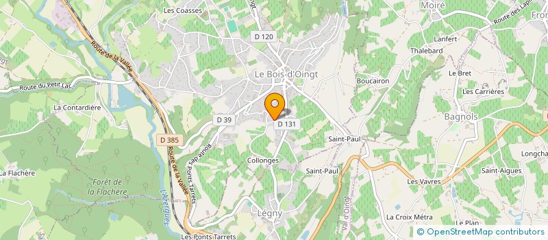 localisation de l'entreprise MONSIEUR JEAN-PAUL BARD à VAL D'OINGT
