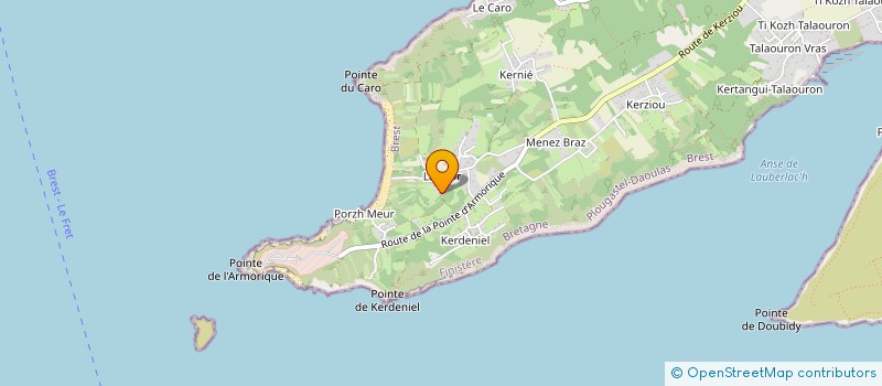 localisation de l'entreprise MONSIEUR JEAN-PAUL BARRE  PLOUGASTEL-DAOULAS