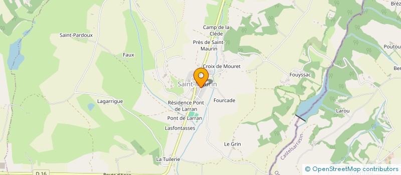 localisation de l'entreprise MONSIEUR JEAN-PAUL BARREAU  SAINT-MAURIN