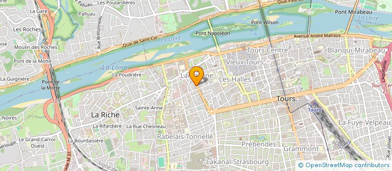 localisation de l'entreprise MONSIEUR JEAN-PAUL BARRIERE  TOURS