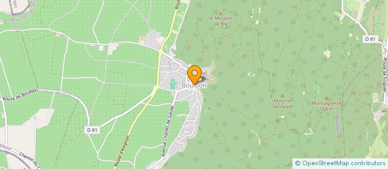 localisation de l'entreprise MONSIEUR JEAN-PAUL BARTHELEMY  BOULBON