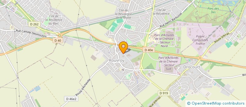 localisation de l'entreprise MONSIEUR JEAN PAUL BASTIEN  ROUVROY