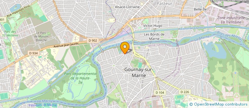 localisation de l'entreprise MONSIEUR JEAN PAUL BATAILLEY  GOURNAY-SUR-MARNE