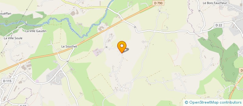 localisation de l'entreprise MONSIEUR JEAN PAUL BAUDOIN  LE FIL