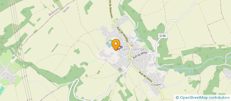 localisation de l'entreprise MONSIEUR JEAN PAUL BEAUJOIN  ULLY-SAINT-GEORGES