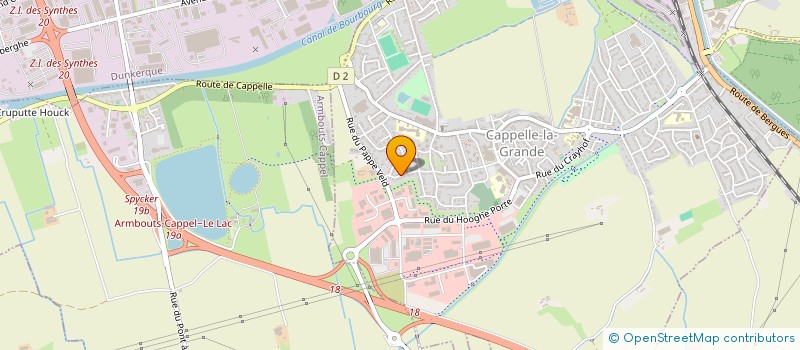 localisation de l'entreprise MONSIEUR JEAN PAUL BEAUSSIRE  CAPPELLE-LA-GRANDE