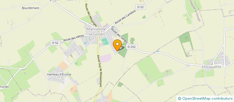 localisation de l'entreprise MONSIEUR JEAN-PAUL BEAUVAIS  MANNEVILLE-LA-GOUPIL