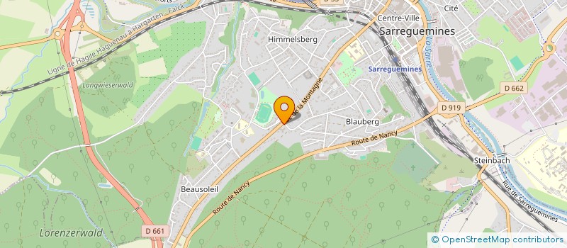 localisation de l'entreprise MONSIEUR JEAN PAUL BELLA  SARREGUEMINES