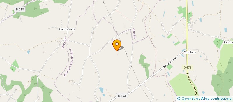 localisation de l'entreprise MONSIEUR JEAN-PAUL BELLANGER  MONTAUT