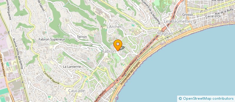 localisation de l'entreprise MONSIEUR JEAN-PAUL BELLIN à NICE
