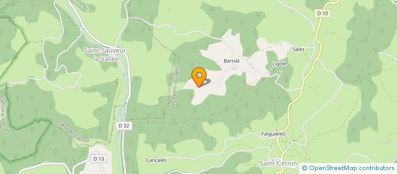 localisation de l'entreprise MONSIEUR JEAN PAUL BENTAJOU  LES PECHS DU VERS