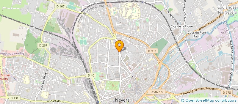 localisation de l'entreprise MONSIEUR JEAN PAUL BERJAMIN à NEVERS