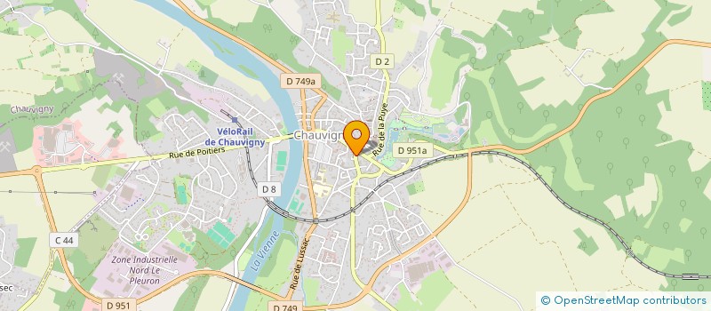 localisation de l'entreprise MONSIEUR JEAN-PAUL BERNABEU à CHAUVIGNY