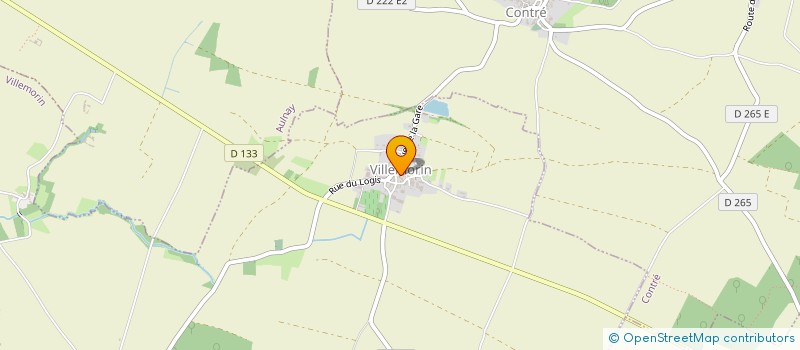 localisation de l'entreprise MONSIEUR JEAN PAUL BERNADAT  VILLEMORIN