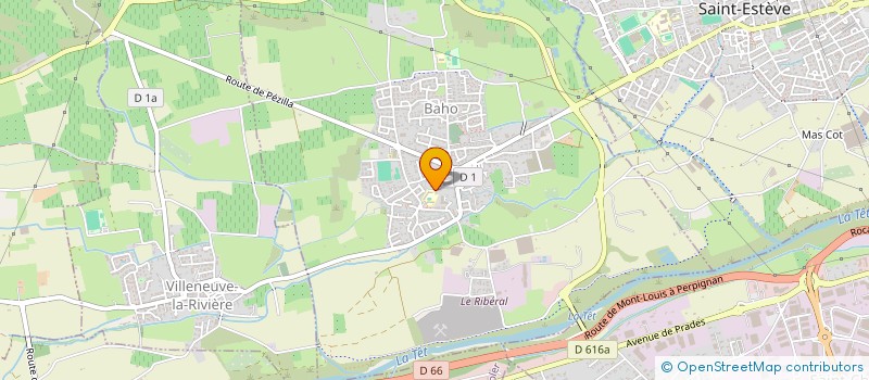 localisation de l'entreprise MONSIEUR JEAN PAUL BERTONI  BAHO