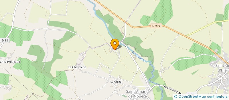 localisation de l'entreprise MONSIEUR JEAN-PAUL BESSON  SAINT-AMANT-DE-NOUERE