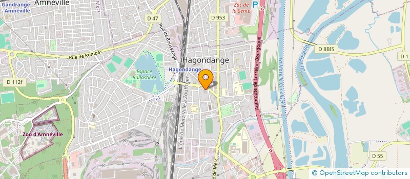 localisation de l'entreprise MONSIEUR JEAN-PAUL BESTIEN  HAGONDANGE