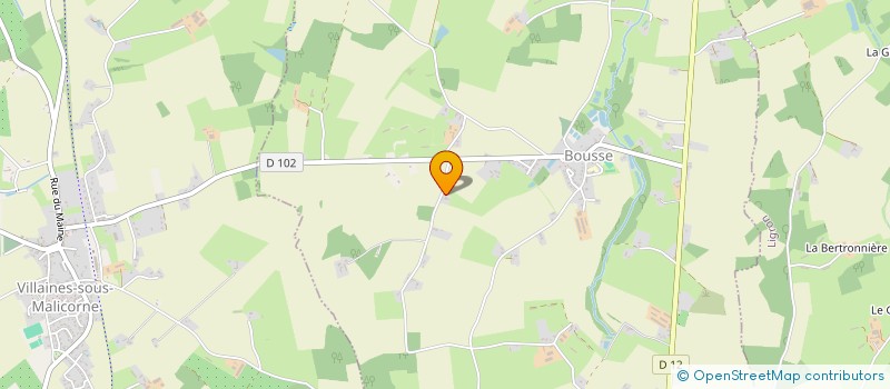 localisation de l'entreprise MONSIEUR JEAN-PAUL BEUVIER  MALICORNE SUR SARTHE