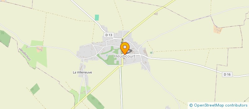 localisation de l'entreprise MONSIEUR JEAN-PAUL BIARAT  HEUDICOURT