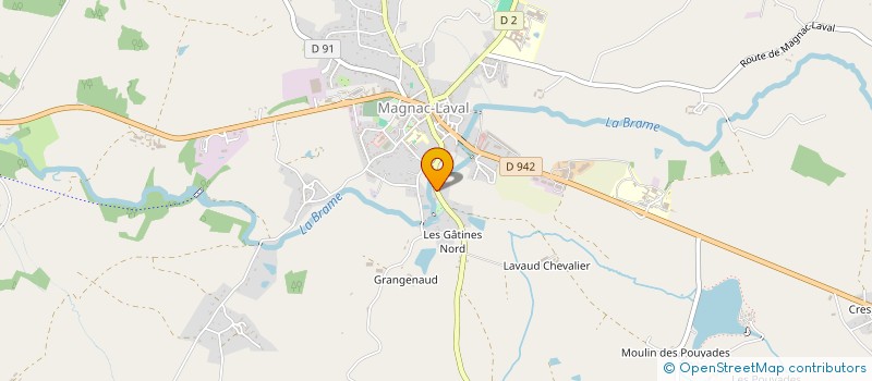 localisation de l'entreprise MONSIEUR JEAN-PAUL BICHON à MAGNAC-LAVAL